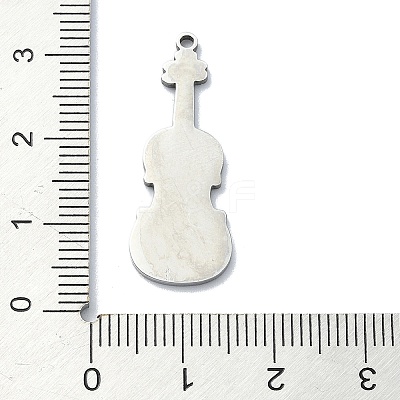 Non-Tarnish 201 Stainless Steel Pendants STAS-R118-11P-1