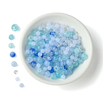 DIY Round Acrylic Beads Bracelets Making Kits DIY-FS0007-02A-1