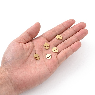 201 Stainless Steel Laser Cut Pendants STAS-S105-T903-2-1