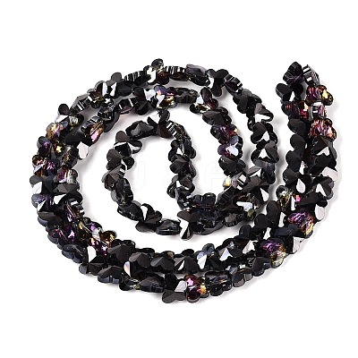 Electroplate Glass Beads Strands EGLA-Q135-04A-A03-1