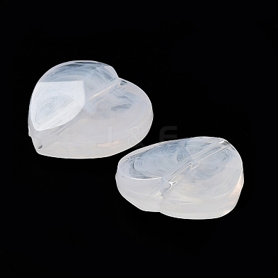Transparent Acrylic Imitation Shell Beads OACR-P018-01-1