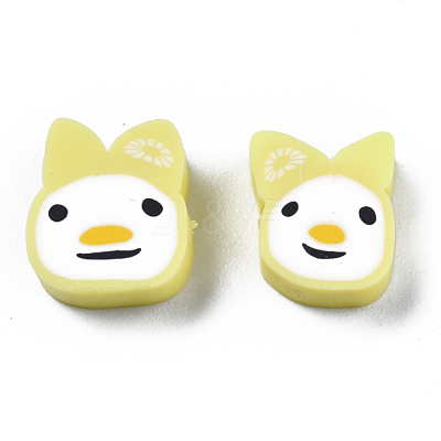 Handmade Polymer Clay Beads CLAY-N011-030F-1