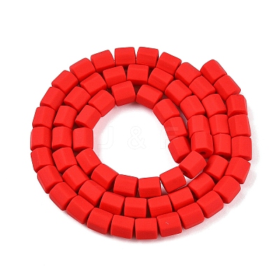 Handmade Polymer Clay Beads Strands CLAY-T021-02J-1