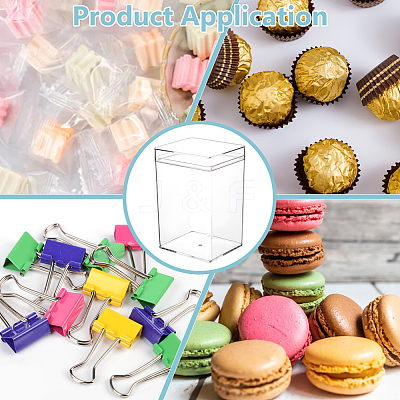 Transparent Acrylic Packaging Boxes CON-WH0106-21-1