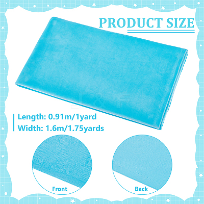 Polyester Plush Fabric DIY-WH0504-296A-1