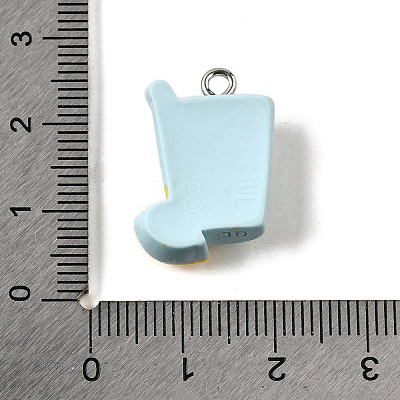Summer Theme Resin Pendants CRES-D307-09P-G-1