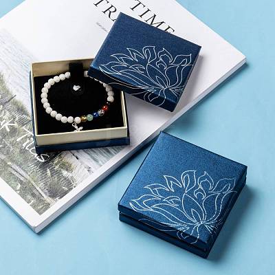 Cardboard Jewelry Bracelet Boxes X-CBOX-E009-02-1