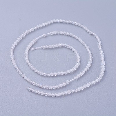 Natural Rainbow Moonstone Beads Strands G-F619-19-2mm-1