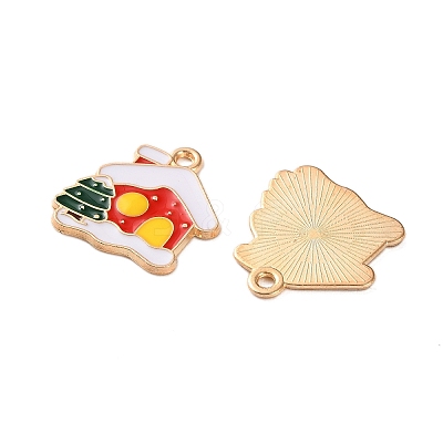 Alloy Enamel Pendants ENAM-I061-01KCG-10-1
