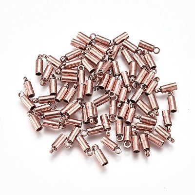 Brass Cord Ends X-KK-F769-22R-1