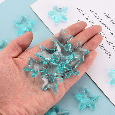 Transparent Acrylic Beads TACR-S154-58B-946-1