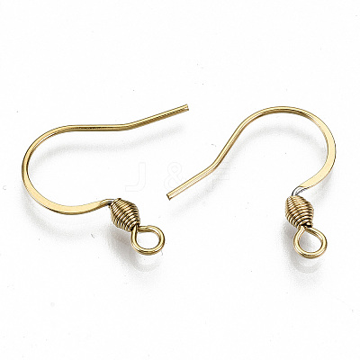 304 Stainless Steel Earring Hooks STAS-N092-102G-NR-1