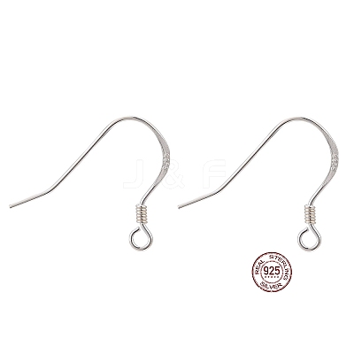 925 Sterling Silver Earring Hooks STER-K167-049C-S-1
