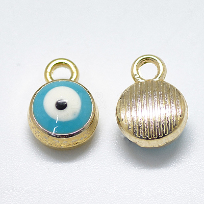 Light Gold Plated Alloy Charms ENAM-S117-27A-1