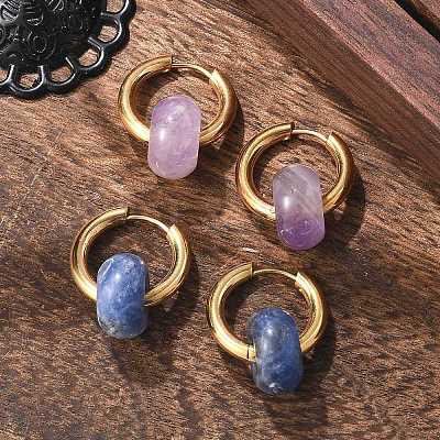 304 Stainless Steel Huggie Hoop Earrings EJEW-JE04260-1