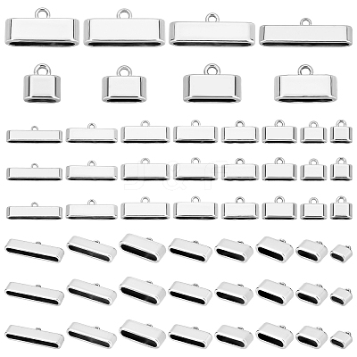 32Pcs 8 Style Alloy Cord Ends FIND-PH0005-38P-1