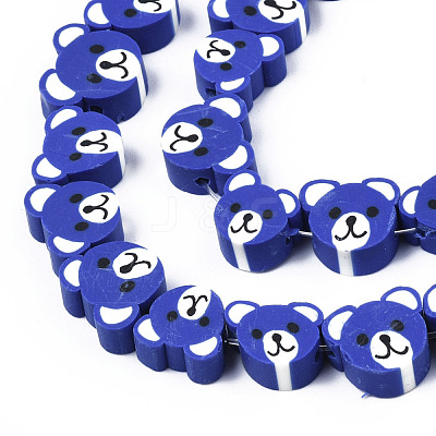 Handmade Polymer Clay Bead Strands CLAY-T020-16A-1