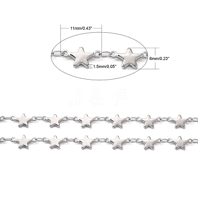 Tarnish Resistant 304 Stainless Steel Decorative Chains CHS-E001-02P-1