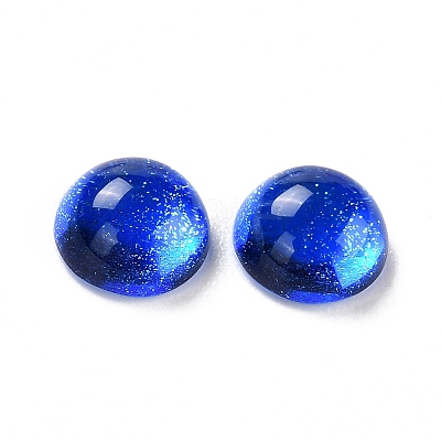 Electroplate Glass Cabochons EGLA-A005-03A-05-1