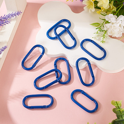 10Pcs Alloy Spring Gate Rings FIND-TA0009-25K-1