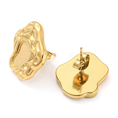 304 Stainless Steel Stud Earring Findings X-EJEW-I290-15G-1