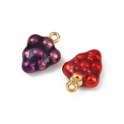 304 Stainless Steel Enamel Charms STAS-Z140-16G-1