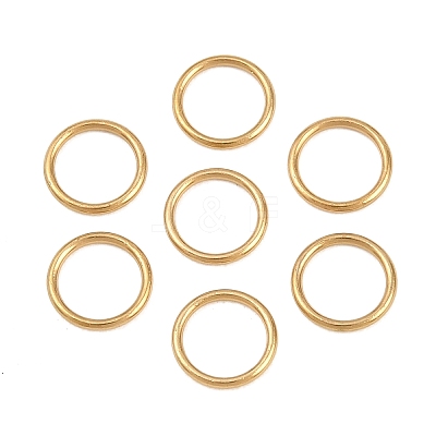Ion Plating(IP) 304 Stainless Steel Closed Jump Rings STAS-G393-06G-19-1