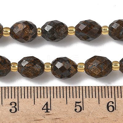 Natural Bronzite Beads Strands G-F809-A07-01-1