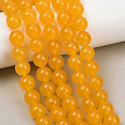 Dyed Natural White Jade Beads Strands GG-CBAD029-A11-10mm-1