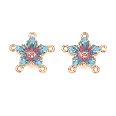 Alloy Enamel Chandelier Component Links AL-CBA8479-12KCG-01-1