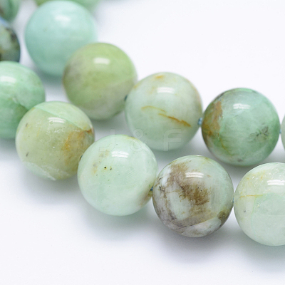 Natural Chrysocolla Beads Strands G-J373-02-12mm-1