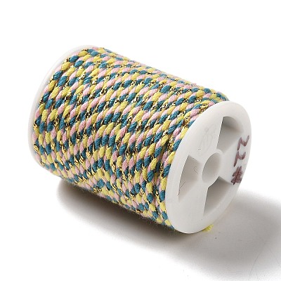 4-Ply Polycotton Cord with Metallic Thread OCOR-Z003-D106-1