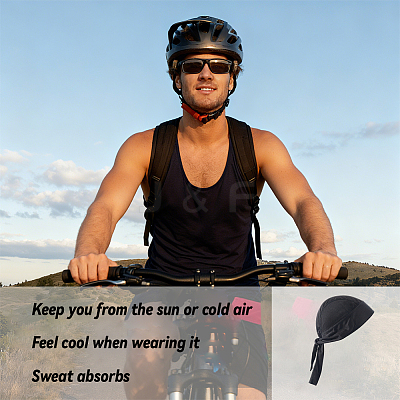 Polyester Head Scarf for Camping Cycling Biking AJEW-WH20816-162A-1