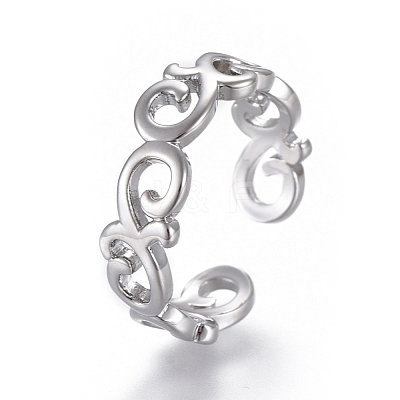 Adjustable Brass Toe Rings RJEW-EE0002-08P-1