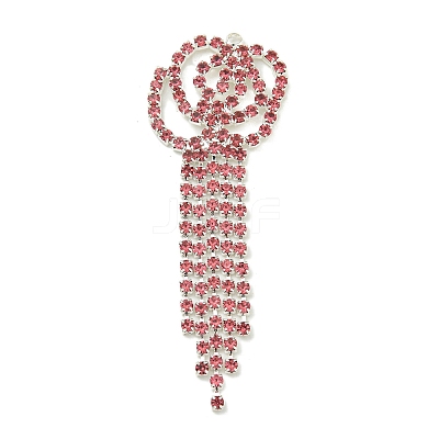 Brass Rhinestone Pendants KK-I715-16S-02-1