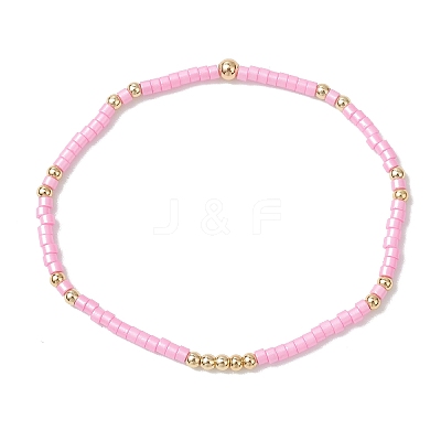 2Pcs Glass Seed Beaded Stretch Bracelets Sets for Women BJEW-MZ00296-01-1