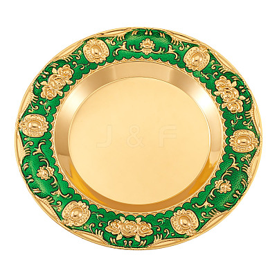 1Pc Iron Flat Round Display Panel for Fragrance Activity AJEW-MB0001-13C-1