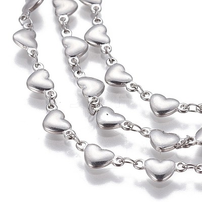 Tarnish Resistant 304 Stainless Steel Link Chains CHS-P007-10P-1