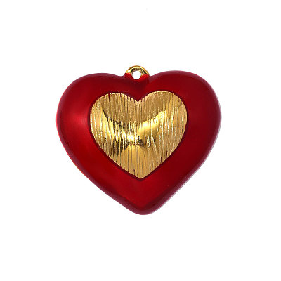 304 Stainless Steel Enamel Pendants STAS-OY014-18G-1