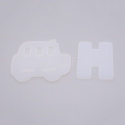 Bus Mobile Phone Holder  Silicone Molds DIY-TAC0007-93-1