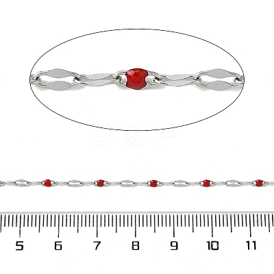 304 Stainless Steel Dapped Chains CHS-H036-01P-09-1