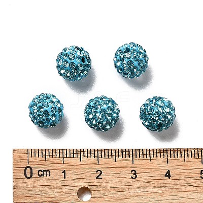 Pave Disco Ball Beads X-RB-A130-10mm-3-1