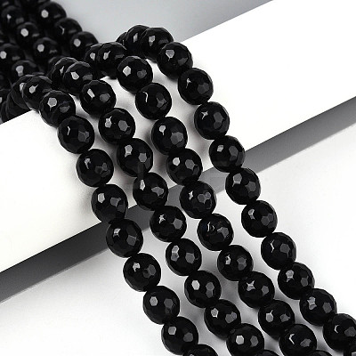 Natural Agate(Dyed & Heated) Beads Strands G-T139-8mm-88A-1