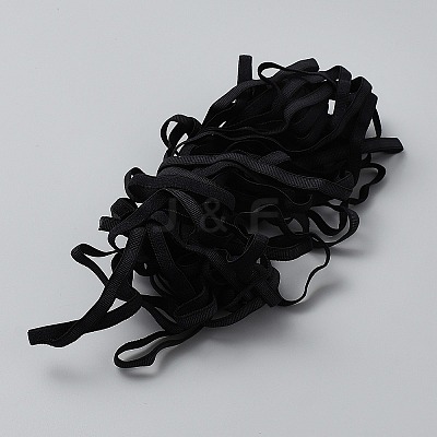 Flat Nylon Elastic Cord OCOR-WH0078-277B-1