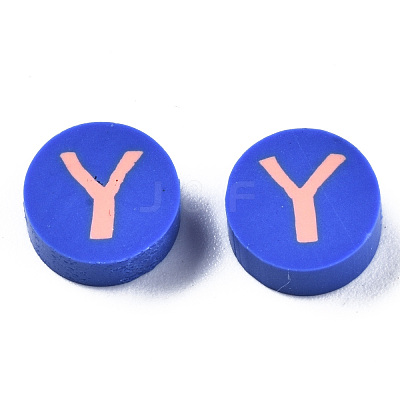 Handmade Polymer Clay Beads CLAY-N011-031Y-1