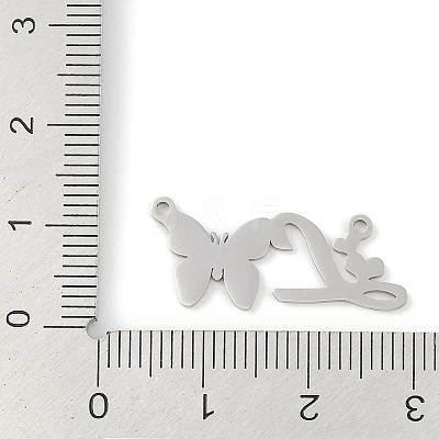 Non-Tarnish 304 Stainless Steel Pendants STAS-L279-002P-L-1