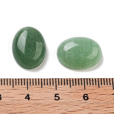 Natural Green Aventurine Cabochons G-G145-01B-39-1