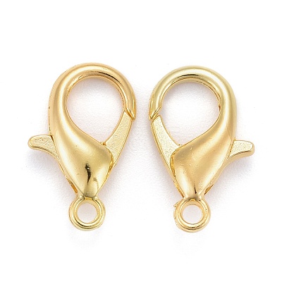 Zinc Alloy Lobster Claw Clasps E106-G-1