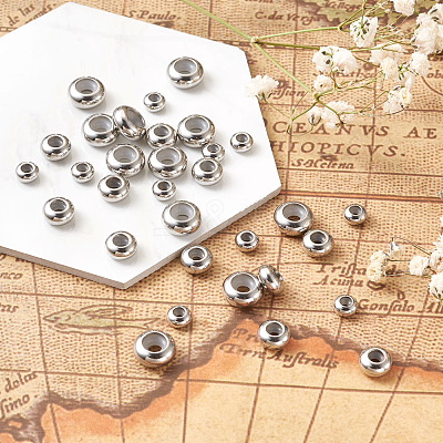 304 Stainless Steel Beads STAS-CD0001-05P-1