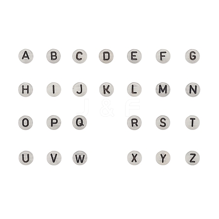300Pcs Enamel Style Acrylic Beads SACR-YW0001-25-1